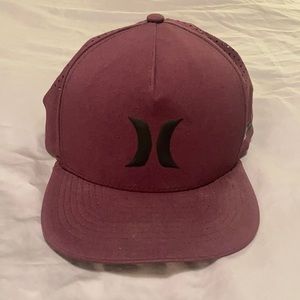 Hurley Nike Dri-Fit maroon SnapBack hat